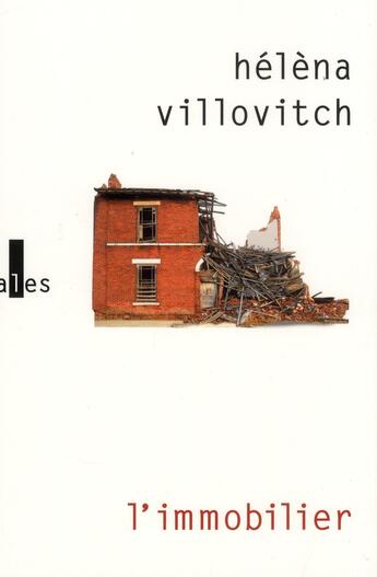 Couverture du livre « L'immobilier » de Helena Villovitch aux éditions Verticales