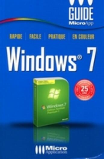 Couverture du livre « Windows 7 » de Thierry Mille aux éditions Micro Application