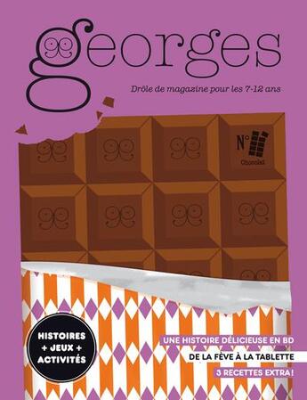 Couverture du livre « Magazine georges n 55 - chocolat » de Constancien/Bailly aux éditions Maison Georges