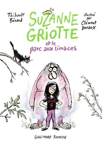 Couverture du livre « Suzanne Griotte et le parc aux limaces » de Clement Devaux et Thibault Berard aux éditions Gallimard-jeunesse