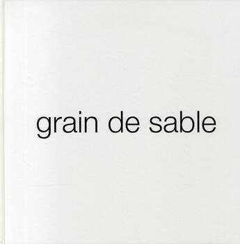 Couverture du livre « Grain de sable » de Patrick Chatelier et Soueloum Diagho aux éditions Cacimbo