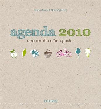 Couverture du livre « Agenda 2010 ; 24h d'éco-gestes » de Genty/Virlouvet aux éditions Mango
