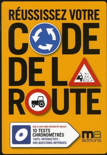 Couverture du livre « Reussissez votre code de la route (vie pratique) » de  aux éditions Ma