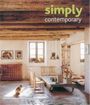 Couverture du livre « Simply contemporary » de Henrietta Thompson et Solvi Dos Santos aux éditions Thames & Hudson