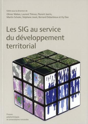 Couverture du livre « Les SIG au service du développement territorial » de  aux éditions Ppur