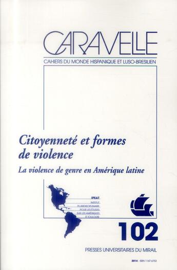 Couverture du livre « Citoyennete et formes de violence » de Bertrand/Paille aux éditions Pu Du Midi