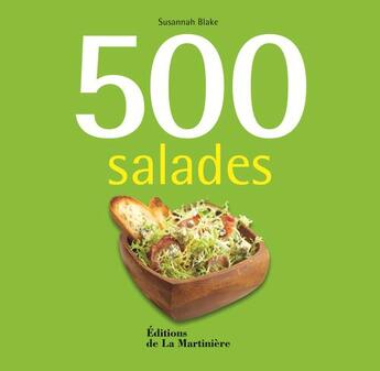 Couverture du livre « 500 salades » de Susannah Blake aux éditions La Martiniere