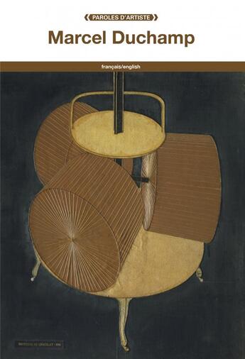 Couverture du livre « Marcel Duchamp » de Marcel Duchamp aux éditions Fage