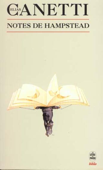Couverture du livre « Notes de hampstead » de Elias Canetti aux éditions Le Livre De Poche