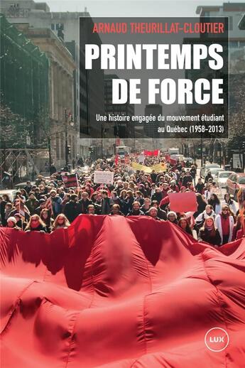 Couverture du livre « Printemps de force » de Theurillat-Cloutier aux éditions Lux Canada