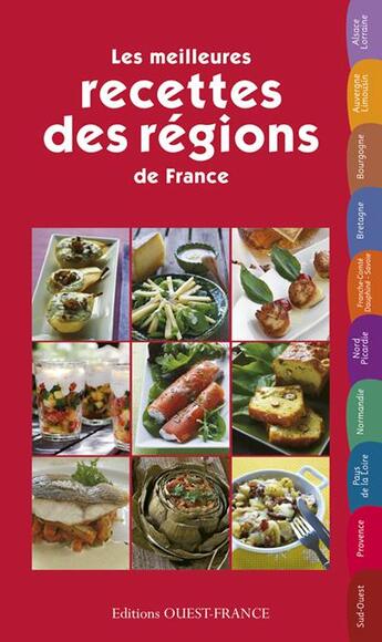 Couverture du livre « Meilleures recettes des régions de France » de  aux éditions Ouest France