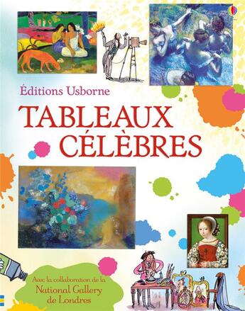 Couverture du livre « Tableaux célèbres ; livre illustré » de Megan Cullis et Marc Beech aux éditions Usborne