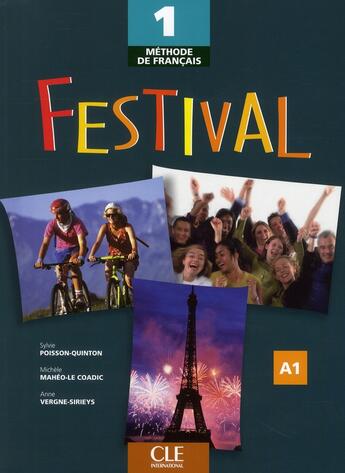 Couverture du livre « Festival 1 eleve de francais » de Poisson-Quinton aux éditions Cle International