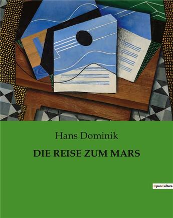 Couverture du livre « Die reise zum mars » de Dominik Hans aux éditions Culturea