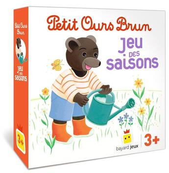 Couverture du livre « Petit ours brun - le jeu des saisons » de Daniele Bour aux éditions Bayard Jeunesse
