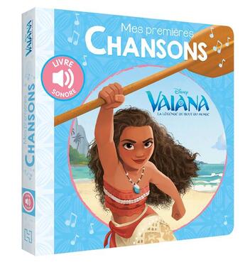 Couverture du livre « Vaiana, mes premieres chansons » de  aux éditions Disney Hachette