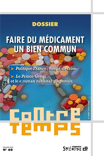 Couverture du livre « Contretemps n 60 - faire du medicament un bien commun » de Francis Sitel aux éditions Syllepse