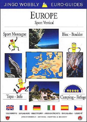 Couverture du livre « Europe sport vertical » de Atchison-Jones/Atchi aux éditions Jingo Wobbly-euroguides Editions