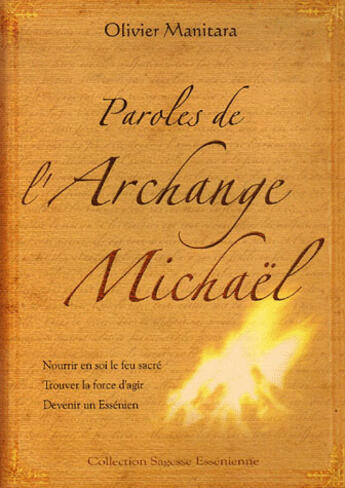 Couverture du livre « Paroles de l'archange Michaël » de Olivier Manitara aux éditions Ultima