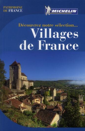 Couverture du livre « Decouvrez plus beaux villages France 2012 » de Collectif Michelin aux éditions Michelin
