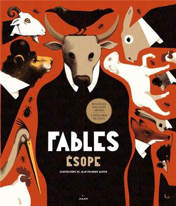 Couverture du livre « Fables d'Esope » de Jean-Francois Martin aux éditions Milan