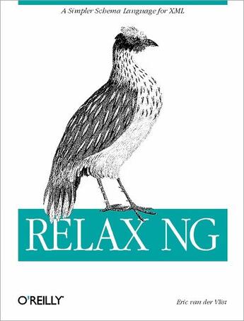 Couverture du livre « Relax ng » de Van Der Vlist Eric aux éditions O Reilly