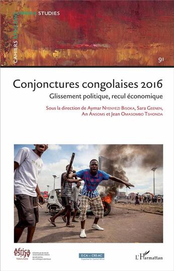 Couverture du livre « Conjonctures congolaises ; glissement politique, recul économique (édition 2016) » de Cahiers Africains 91 aux éditions L'harmattan