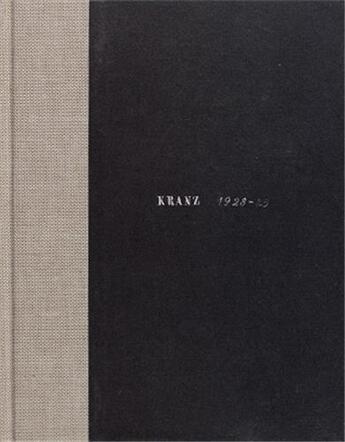 Couverture du livre « Kurt kranz schwarz : weiss/weiss : schwarz (hardback) /allemand » de Kranz Kurt aux éditions Spector Books