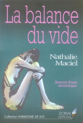 Couverture du livre « La Balance Du Vide » de Nathalie Maciel aux éditions Dorval