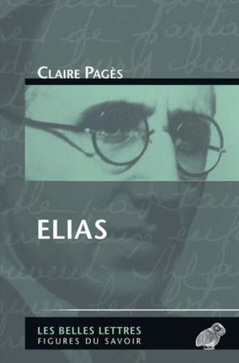 Couverture du livre « Norber Elias » de Claire Pages aux éditions Belles Lettres