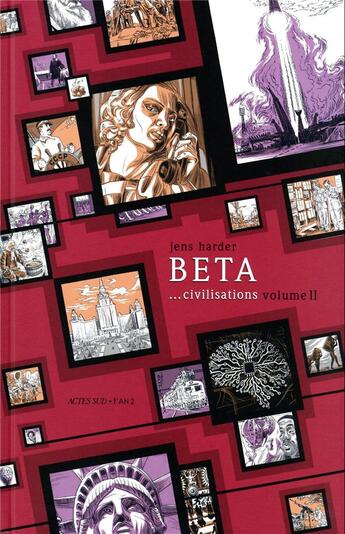 Couverture du livre « Beta...civilisations Tome 2 » de Jens Harder aux éditions Actes Sud