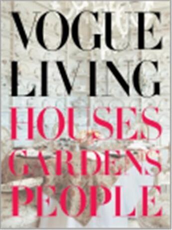 Couverture du livre « Vogue living houses gardens people » de Bowles Hamish aux éditions Random House Us