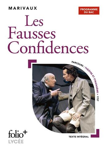 Couverture du livre « Bac 2021 : les fausses confidences » de Pierre De Marivaux aux éditions Gallimard
