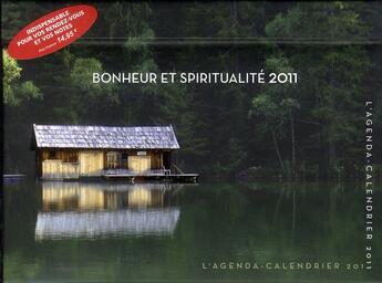 Couverture du livre « Agenda calendrier bonheur et spiritualité 2011 » de  aux éditions Hugo Image