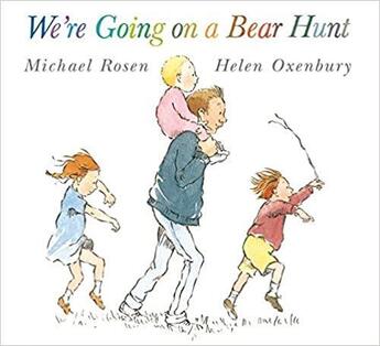 Couverture du livre « We're Going on a Bear Hunt » de Michael Rosen et Helen Oxenbury aux éditions Walker Books