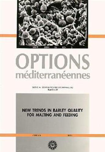 Couverture du livre « New trends in barley quality for maltingand feeding serie a 20 » de Molina Cano aux éditions Lavoisier Diff