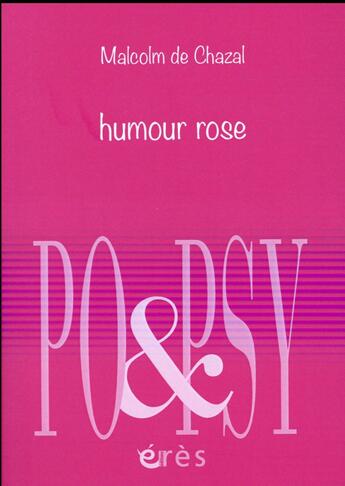 Couverture du livre « Humour rose » de Malcolm De Chazal aux éditions Eres