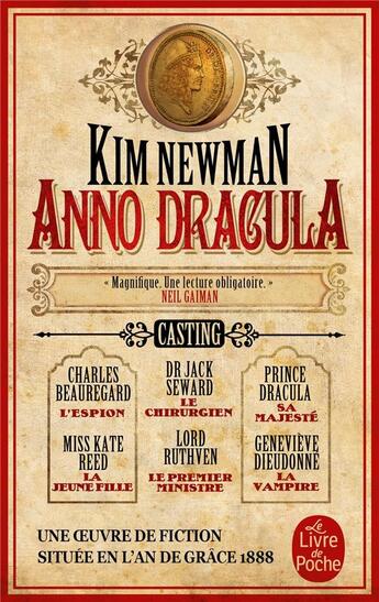 Couverture du livre « Anno Dracula Tome 1 » de Kim Newman aux éditions Le Livre De Poche