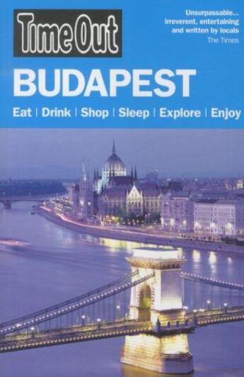 Couverture du livre « BUDAPEST - 7TH EDITION » de  aux éditions Time Out