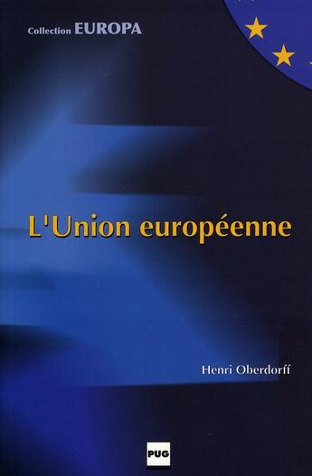 Couverture du livre « Union européenne » de Henri Oberdorff aux éditions Pu De Grenoble