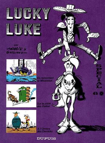 Couverture du livre « Lucky Luke : Intégrale vol.6 : Tomes 17 à 19 » de Rene Goscinny et Morris aux éditions Dupuis