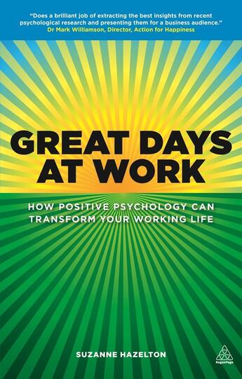 Couverture du livre « Great Days at Work » de Hazelton Suzanne aux éditions Kogan Page Digital