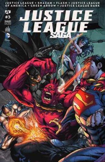 Couverture du livre « Justice League saga n.3 » de Geoff Johns aux éditions Urban Comics Press