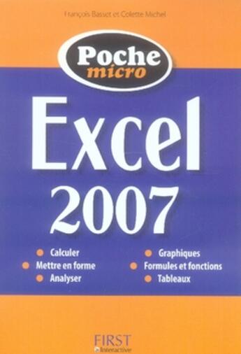 Couverture du livre « Excel 2007 » de Michel Basset aux éditions First Interactive
