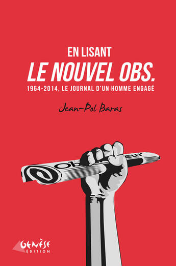 Couverture du livre « En lisant Le Nouvel Obs. » de Jean-Pol Baras aux éditions Genese Editions