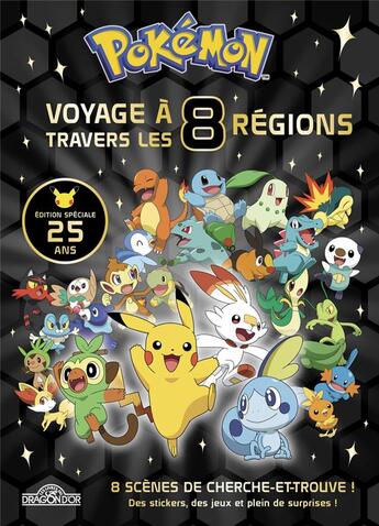 Couverture du livre « Pokémon # mon livre collector # voyage à travers les 8 régions » de The Pokemon Company aux éditions Les Livres Du Dragon D'or