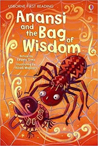 Couverture du livre « Anansi and the bag of wisdom » de Lesley Sims aux éditions Usborne