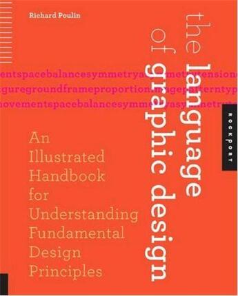 Couverture du livre « The language of graphic design (paperback) » de Poulin aux éditions Rockport