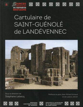 Couverture du livre « Cartulaire de l'abbaye Saint-Guénolé de Landévennec » de Stephane Lebecq aux éditions Pu De Rennes