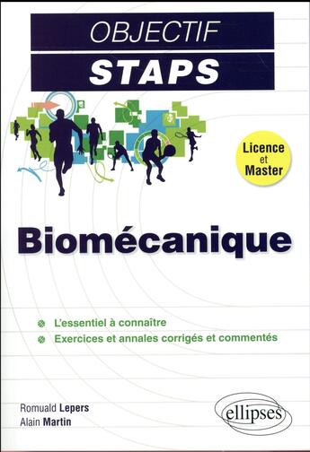 Couverture du livre « Biomecanique » de Lepers/Martin aux éditions Ellipses